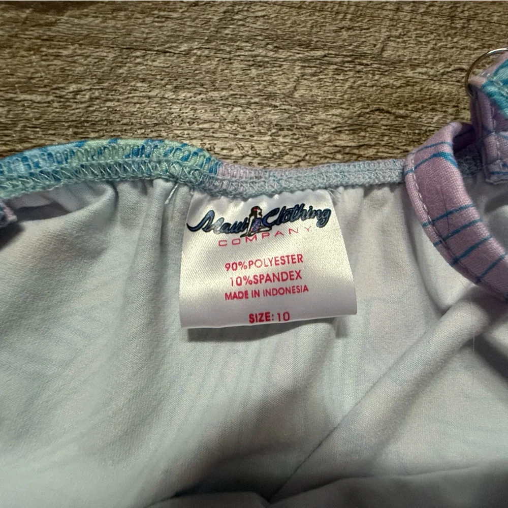 Girls size M Hawaiian print dress